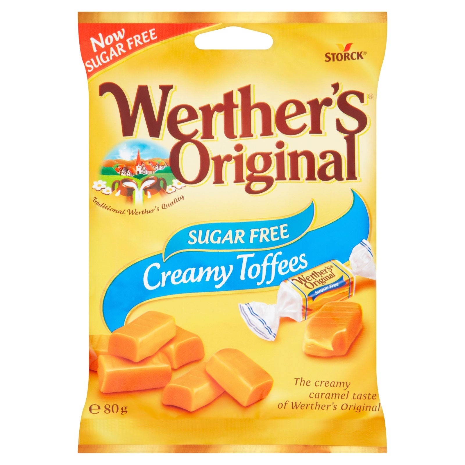 Werhter's Original Sugar Free Creamy Toffees 80g | High Quality Chocolate & Sweets Online - Product Image Werhter's Original Sugar Free Creamy Toffees 80g | High Quality Chocolate & Sweets Online - Product Image